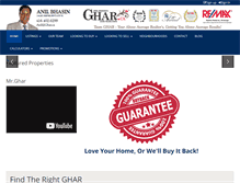 Tablet Screenshot of ghar.ca